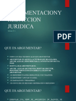 ARGUMENTACION Y REDACCION JURIDICA