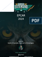 Aula 03 - Razão e Proporção, Regra de 3 e Porcentagem EPCAR 2024