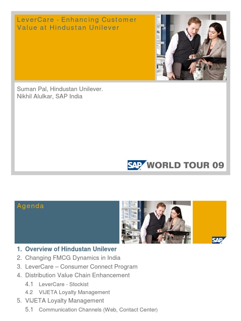 Hindustan Uni Lever PDF Customer Relationship Management Call Centre