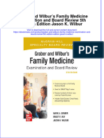 Graber and Wilburs Family Medicine Examination and Board Review 5Th Edition Edition Jason K Wilbur Download 2024 Full Chapter