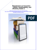 Grafted Biopolymers As Corrosion Inhibitors Safety Sustainability And Efficiency Aslam J download 2024 full chapter