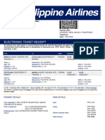 Electronic Ticket Receipt 15DEC For NIKITA LINGBAWAN