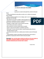 Combinados Da Educação Física 6º Ao 9º Ano