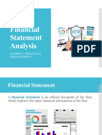 FM - Lesson 2 - Financial Statement Analysis