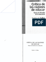 Critica de Las Raz - de Educar