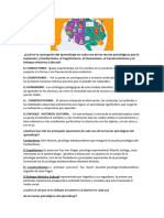 Cuál Es La Concepción Del Aprendizaje en Cada Una de Las Teorías Psicológicas Que Lo Sustentan