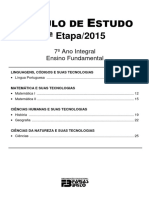 Modulo de Estudo - 7o Ano - Int - 3a Et