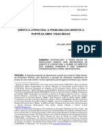 O Problema Dos Direitos A Partir Da Obra Vidas Secas'