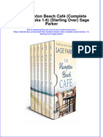 The Hampton Beach Cafe Complete Series Books 1 6 Starting Over Sage Parker download 2024 full chapter