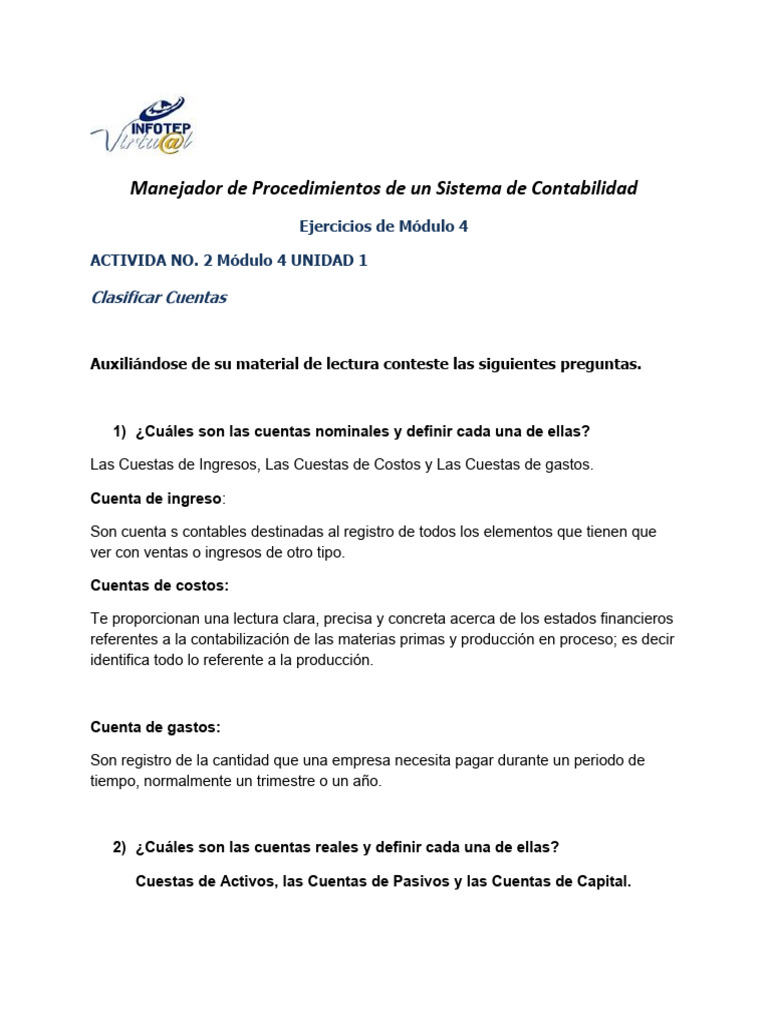 Guía de Cuentas Contables | PDF | Contabilidad | Negocios económicos