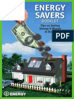 Energy Savers Booklet