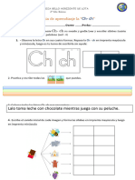 Guía de Aprendizaje Letra CH Revisar