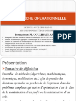 1.1. Recherche Operationnelle-Cours - l2 Tronc Comm