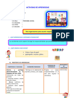 D1 A1 SESION Nos Organizamos para Asumir Responsabilidades