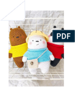 Amigurumi Crochet Teddy Bear Pattern With Outfits