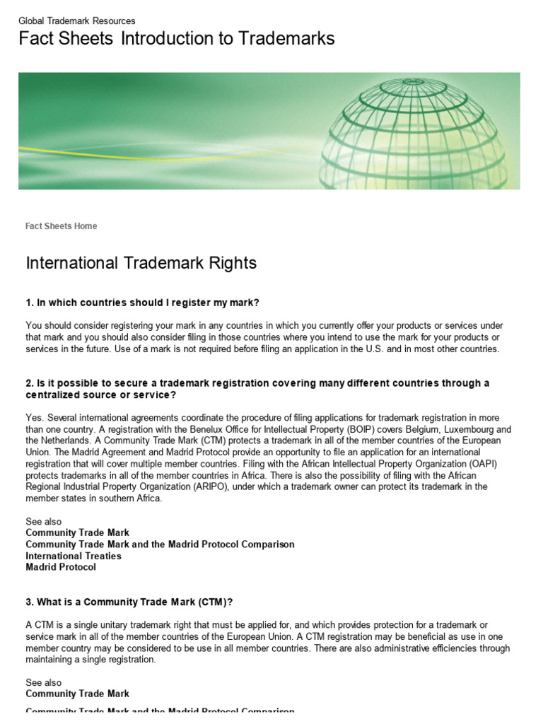Curated visual reference: Visual Reference: International Trademark Registration Guide Pdf