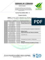 Fechas Parcelables 2023 - II