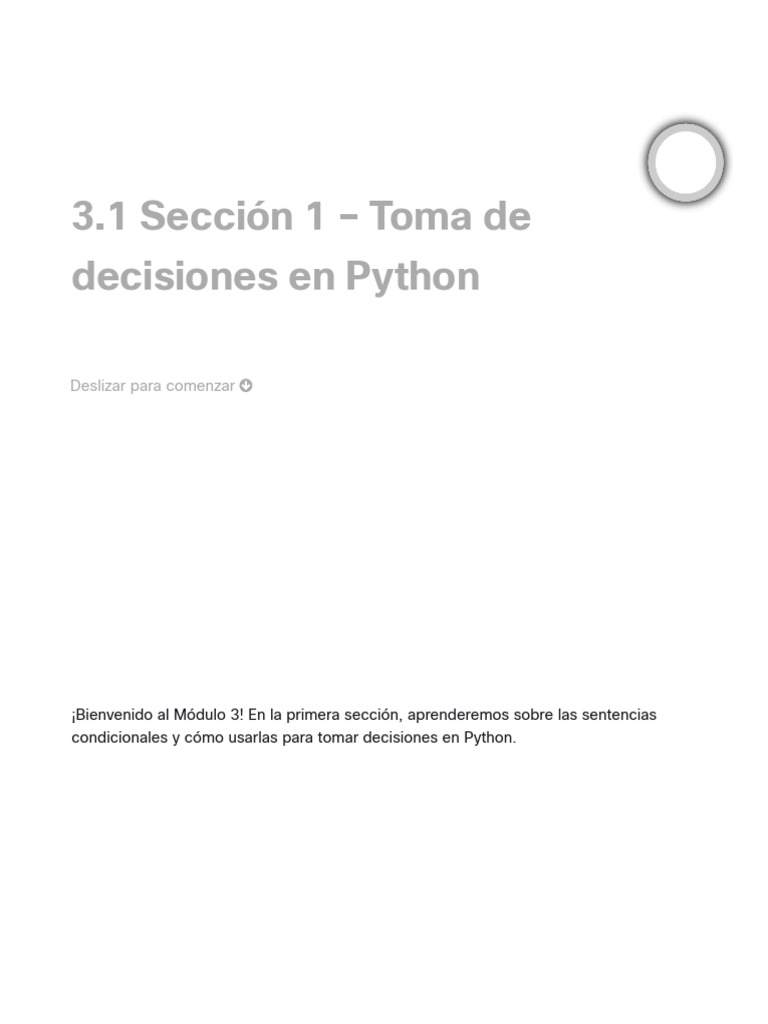 modulo 3f | PDF | Python (lenguaje de programación) | Algoritmos