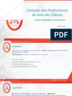 Estatuto Dos Profissionais Da Área Da Cultura