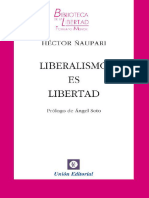 Liberalismo Es Libertad (Biblio - Hector Naupari