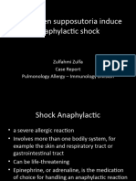 Ketoprofen Supposutoria Induce Anaphylactic Shock