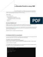 How To Create A Bootable Pendrive Using CMD (MBR + GPT)