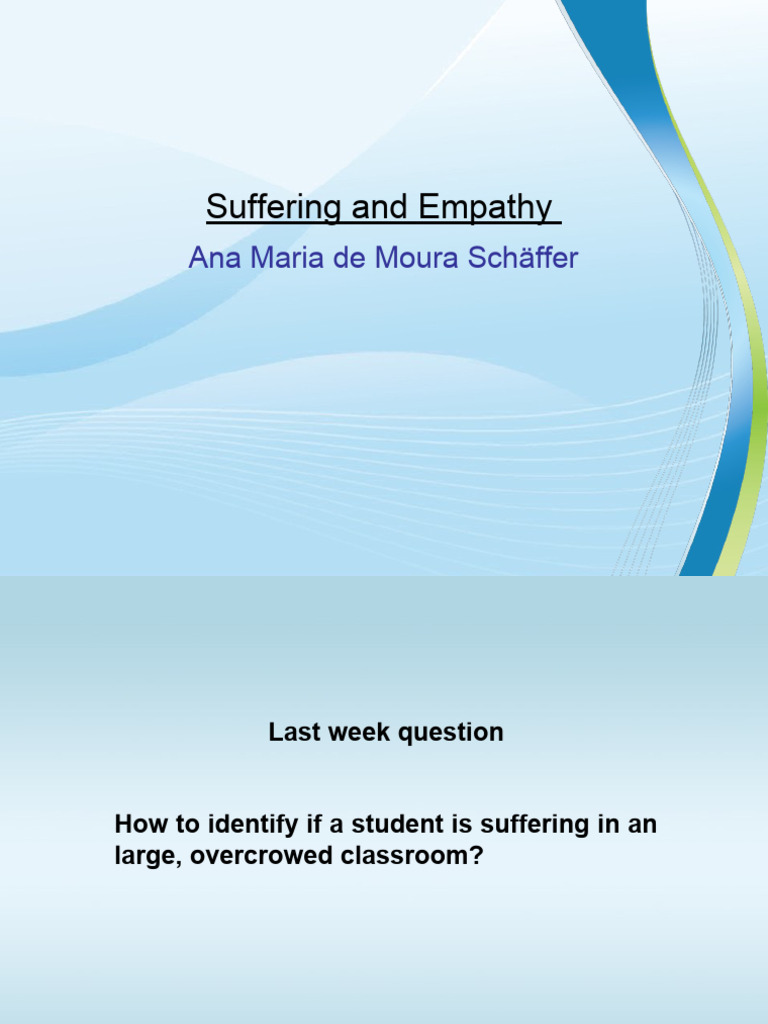Identifying Student Suffering in Classrooms | PDF | Temperament | Classroom