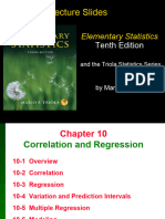 Chapter 9 - Correlation and Regression