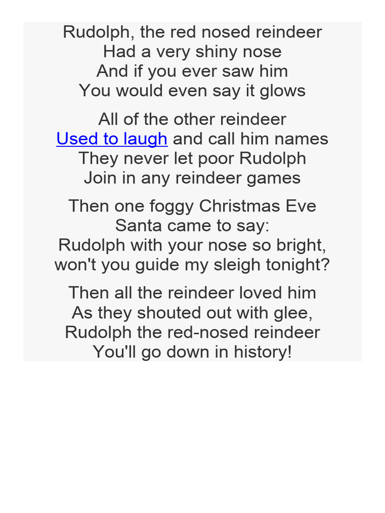 Rudolph | PDF