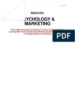 Module One Psychology Marketing