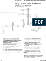 Teka Teki Silang - TTS IPS Kelas 8 Interaksi Antarruang ASEAN - Crossword Labs