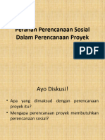 Peranan Perencanaan Sosial Dalam Perencanaan Proyek