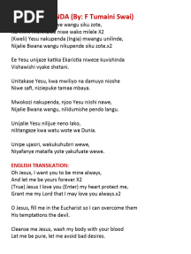YESU NAKUPENDA F Tumaini Swai