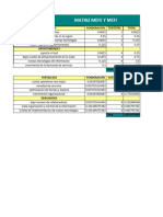 Matriz MEFI y MEFE en Excel