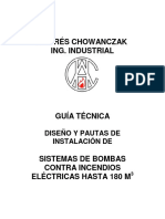 Pautas Sistemas de Bombas Contra Incendios Electricas Hasta 180 m3 - Ing Chowanczak