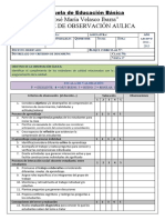 Matriz Observación Aulica