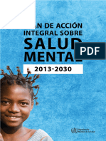 Comprehensive Mental Health Action Plan 2013-2030