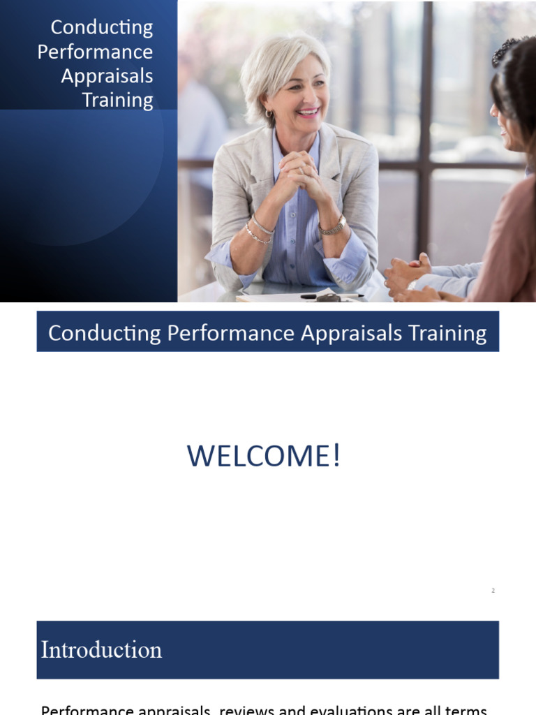 Performance Appraisal Training Guide | PDF | Performance Appraisal ...