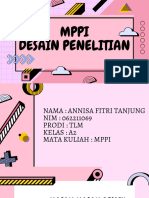 Annisa Fitri Tanjung - 062211069 - MPPI Desain Penelitian