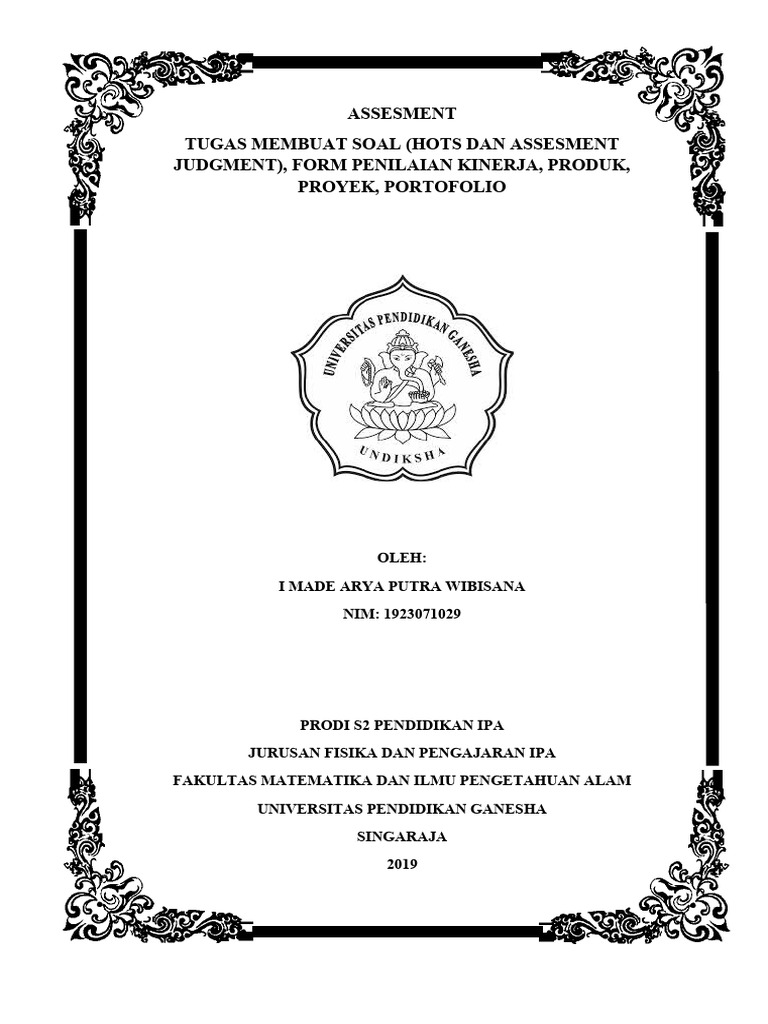 Soal HOTS dan Penilaian Kinerja IPA | PDF | Metode & Bahan Ajar