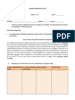 Prueba Díagnóstica 11mo 2024. Mined-1