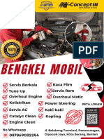 Red and Black Modern Car Service Flyer