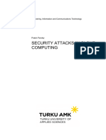 Security Attacks in Cloud Computing