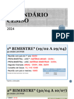 Calendário Cemso 2024 - Comunidade