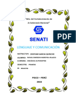 ACTIVIDAD ENTREGABLE 2 - Lenguaje y Comunicación