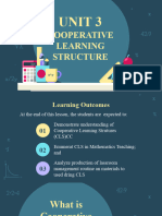Unit 3 Cooperative Learning Structure