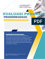 Evaluasi Program Pengembangan Kewirausahaan Fix