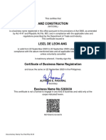 BN Certificate Mcyd397215319078