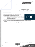 Analysis and Approaches Higher May 2022 Paper 2 TZ1