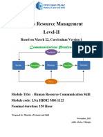 Mo6 - Human Resource Communication Skill